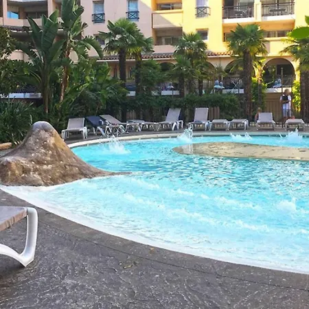 Cb287 Climatise, Balcon, Piscine, Proche Plages דירה קאן