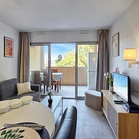 Cb287 Climatise, Balcon, Piscine, Proche Plages 칸느